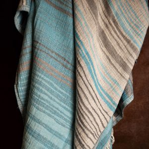 Karakaya Serisi Peştemaller - Turkuaz / Mavi / Gri